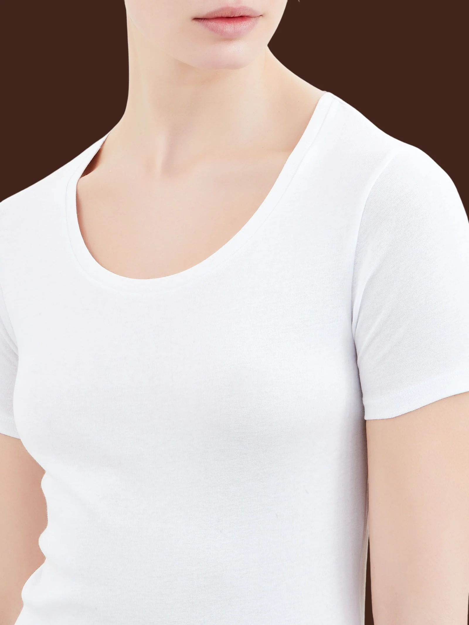 100% Cotone - Maglietta in cotone - White - Image 4
