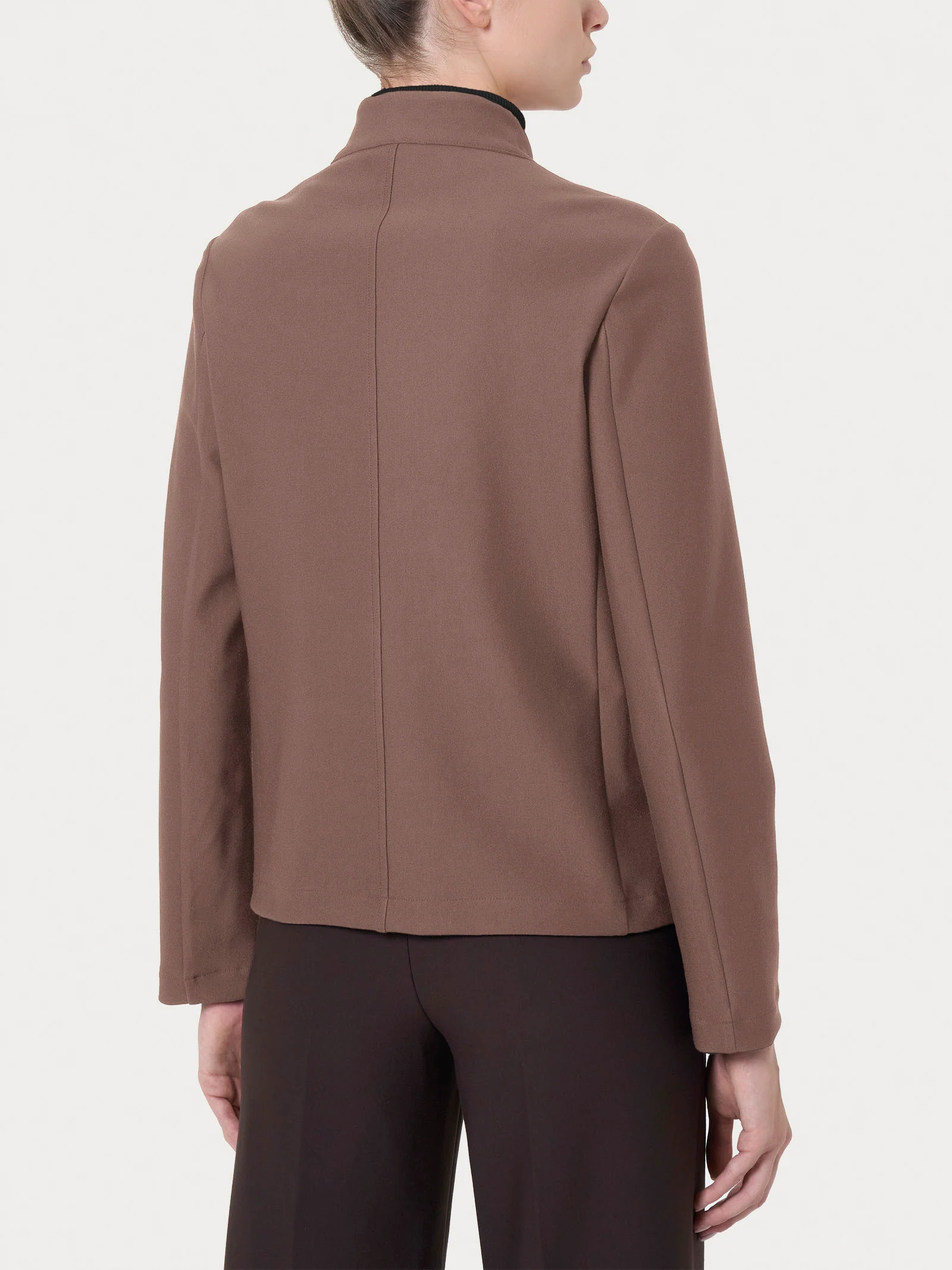 Blazer corto in Compact - Pine Bark - Image 2