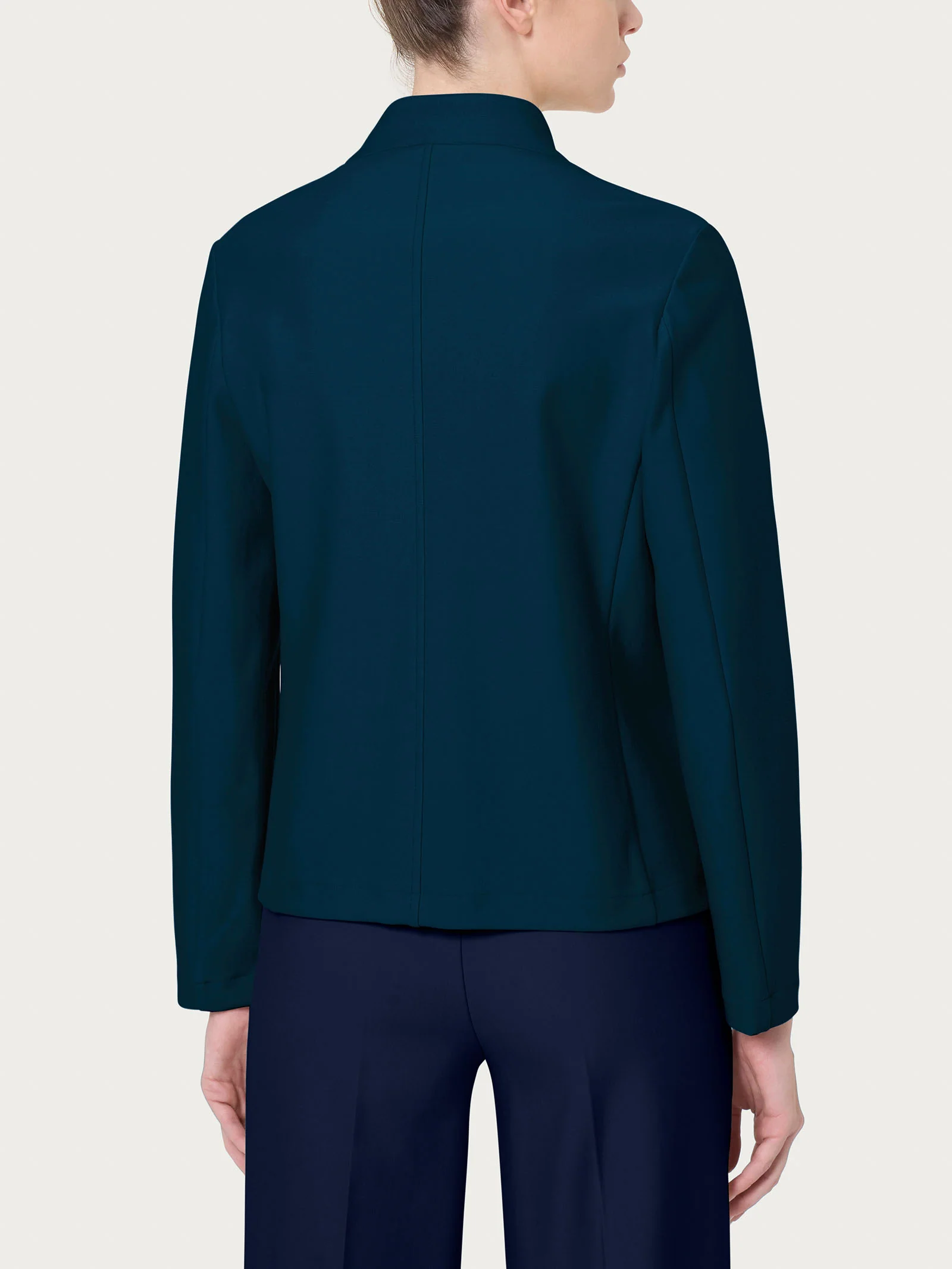 Blazer corto in Compact - Reflecting Pond - Image 2
