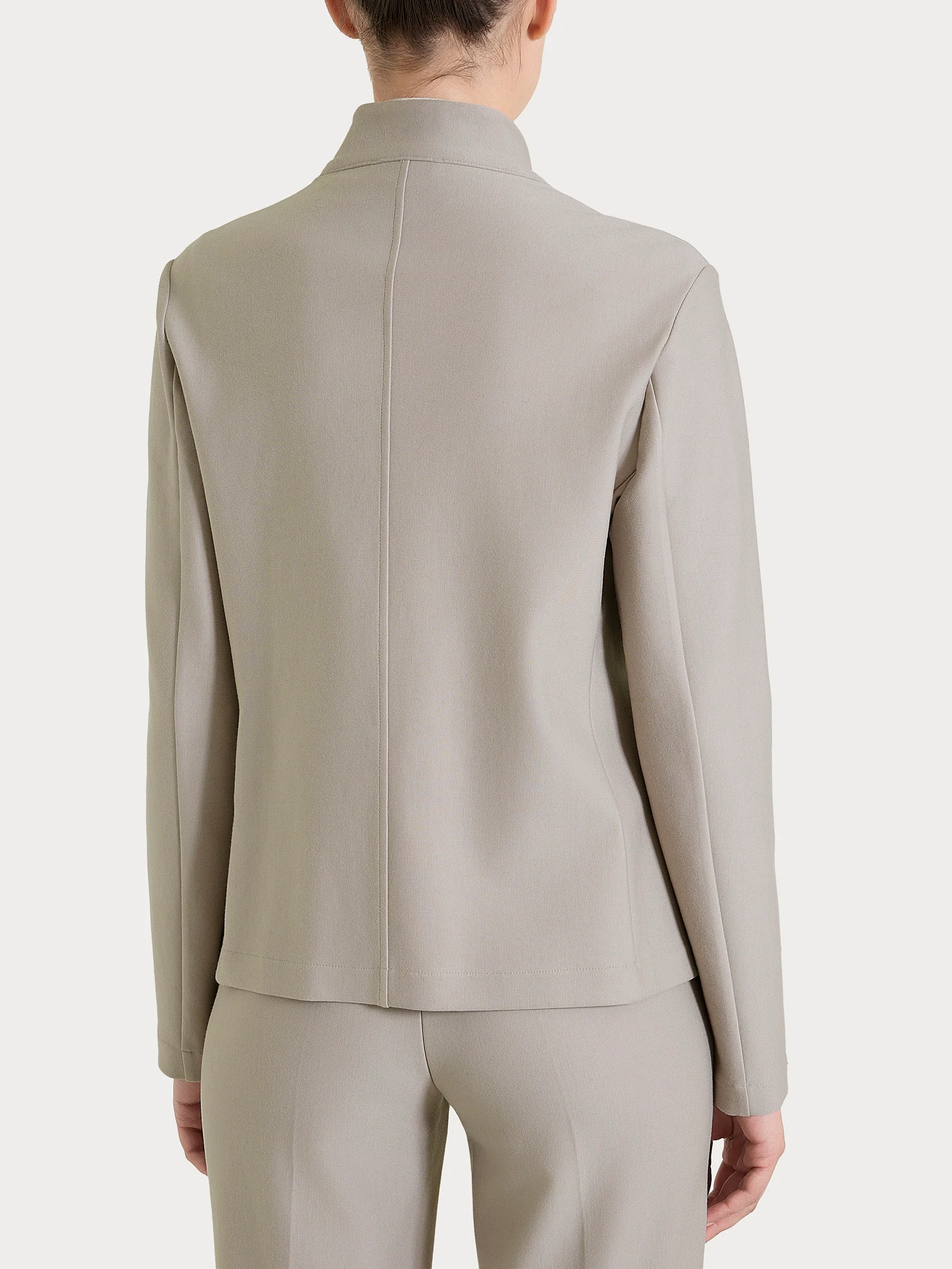 Blazer corto in Compact - String - Image 2