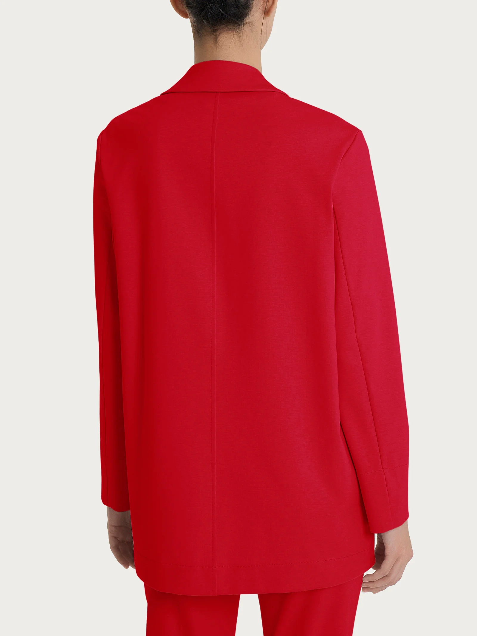 Blazer destrutturato in Compact Light - Salsa - Image 2
