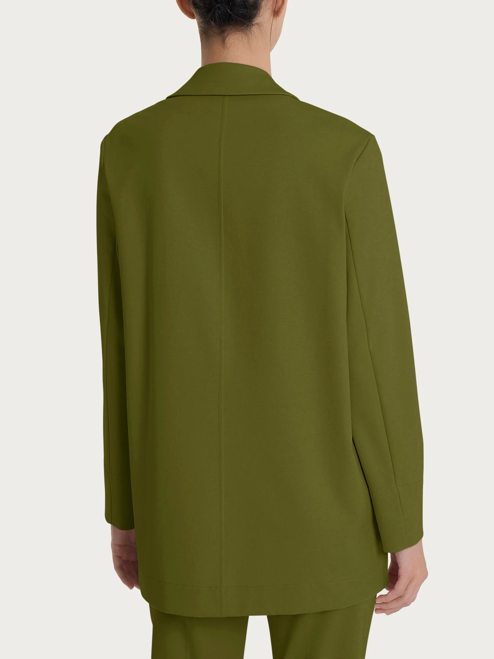 Blazer destrutturato in Compact Light - Sphagnum - Image 2