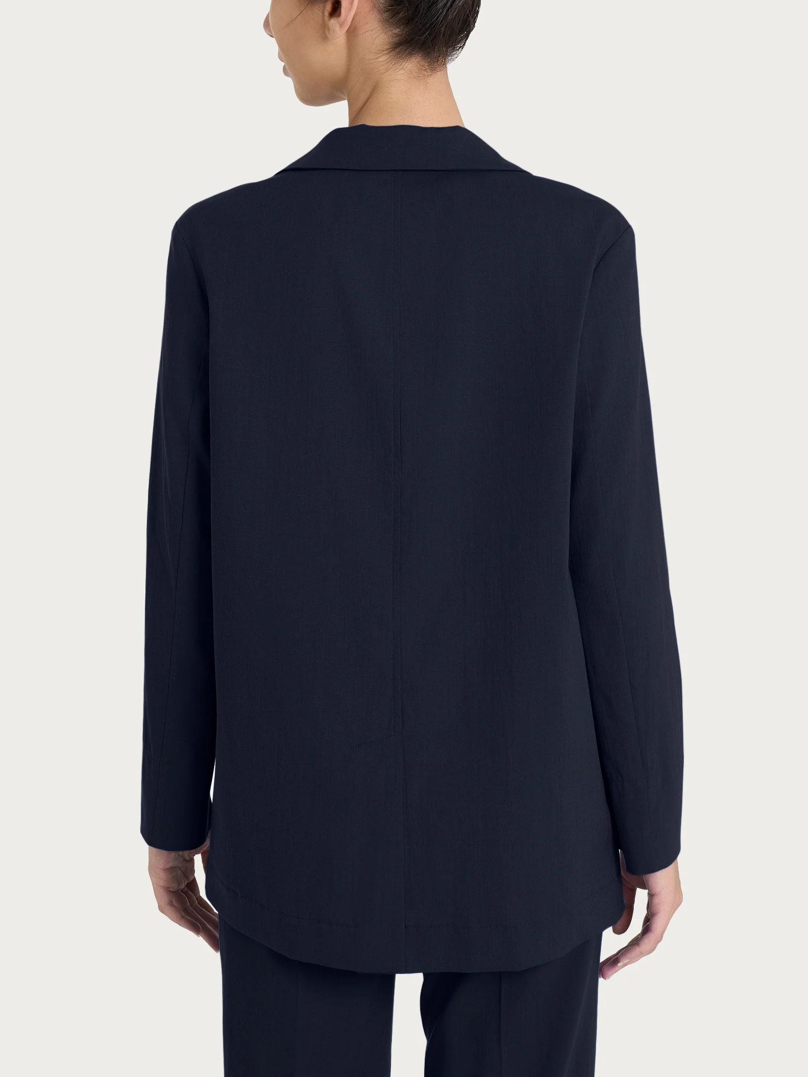 Blazer destrutturato in Super Natural - Bleu - Image 2