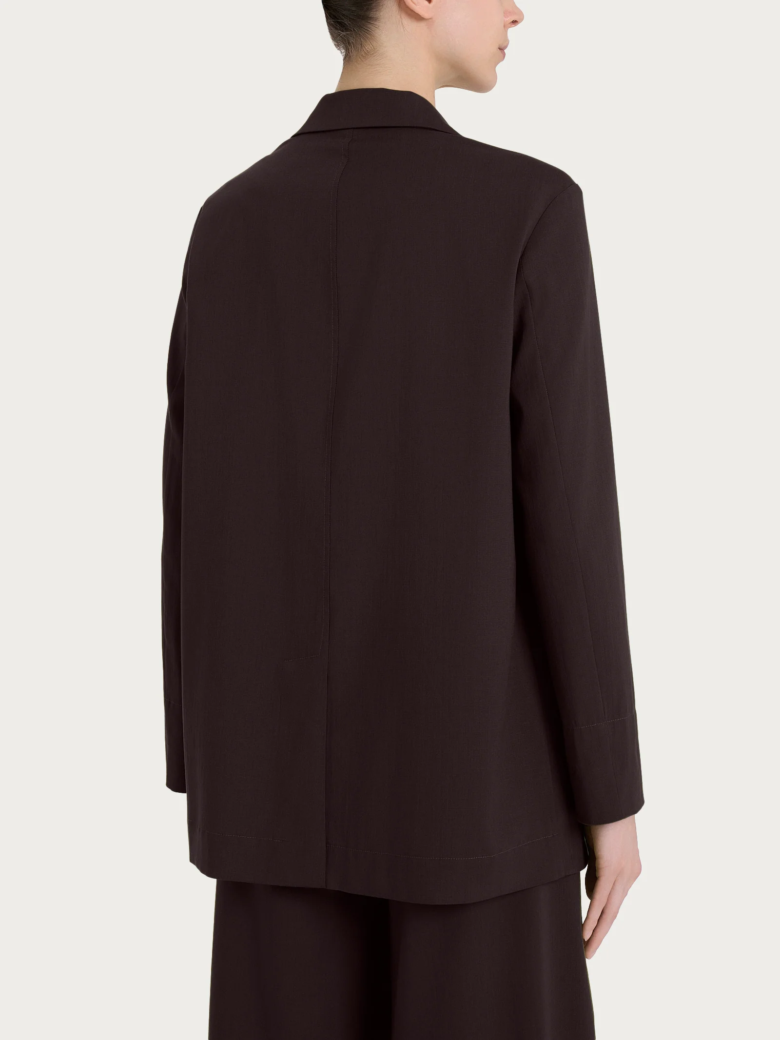 Blazer destrutturato in Super Natural - Chocolate Torte - Image 2