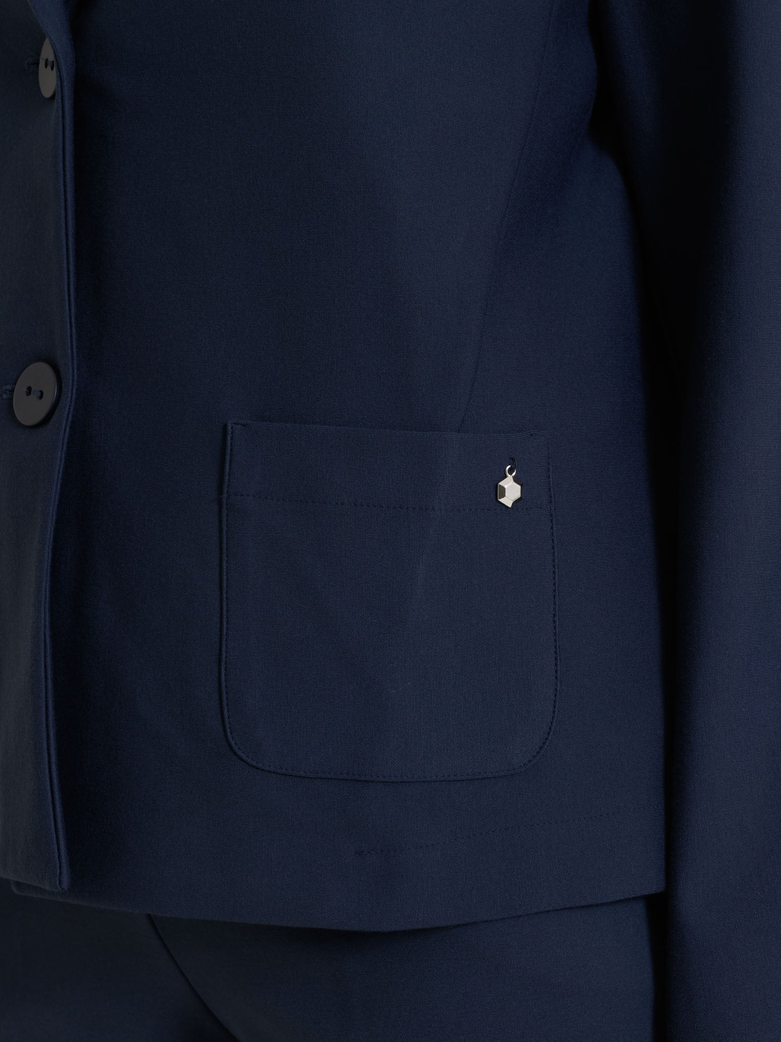 Blazer due bottoni in Compact - Persia - Image 3