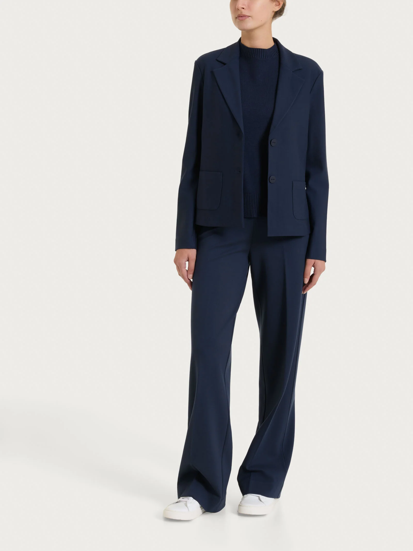 Blazer due bottoni in Compact - Persia - Image 4