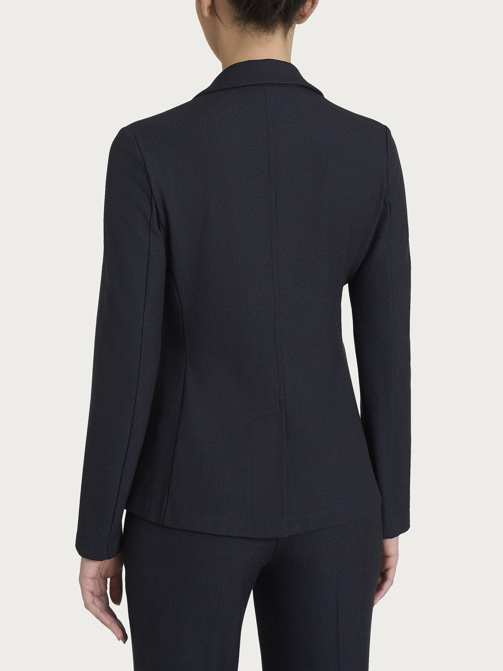 Blazer due bottoni in Flannel Twill - Bleu Mel. - Image 2