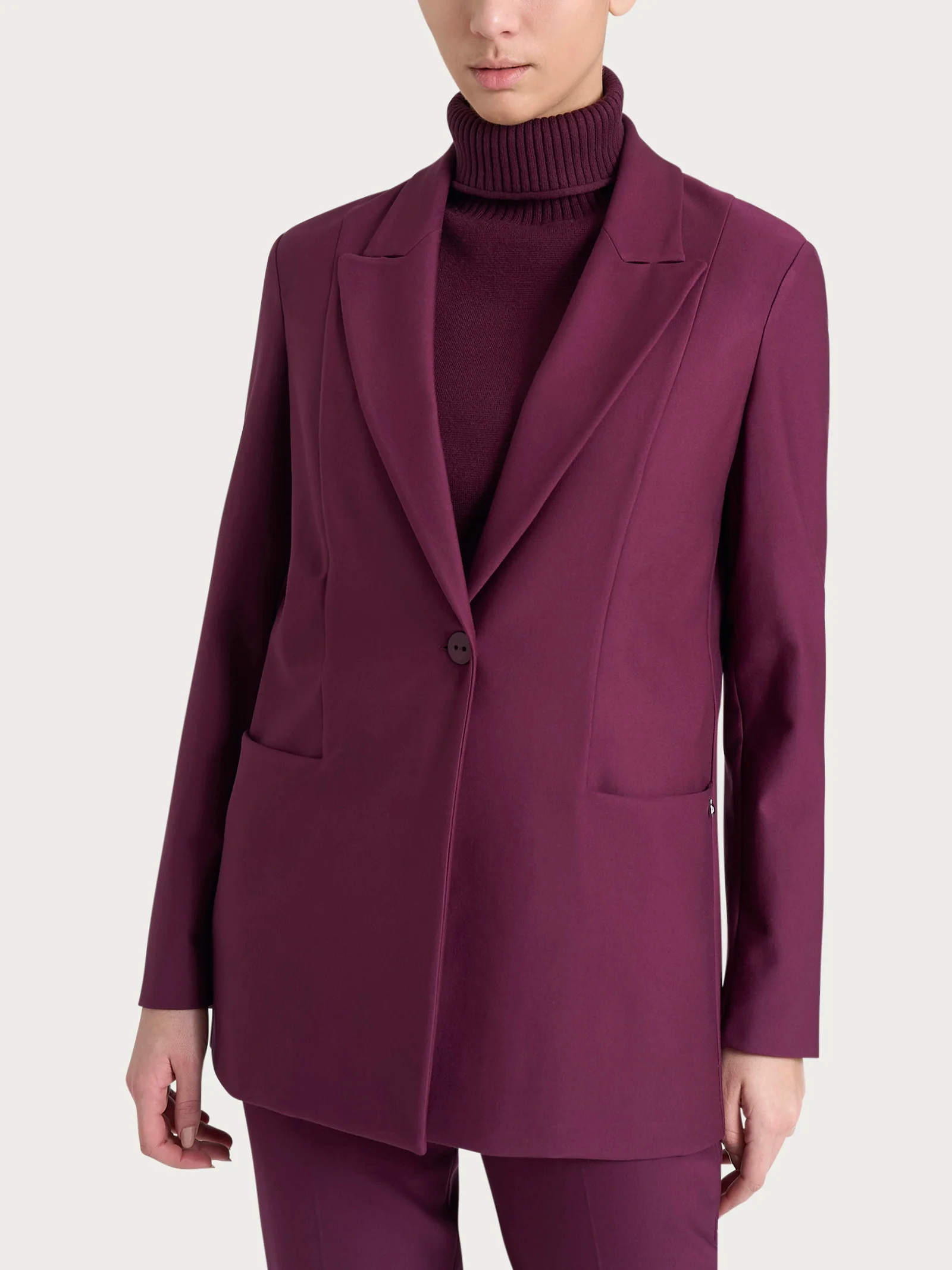 Blazer over con rever a lancia in Compact - Fig