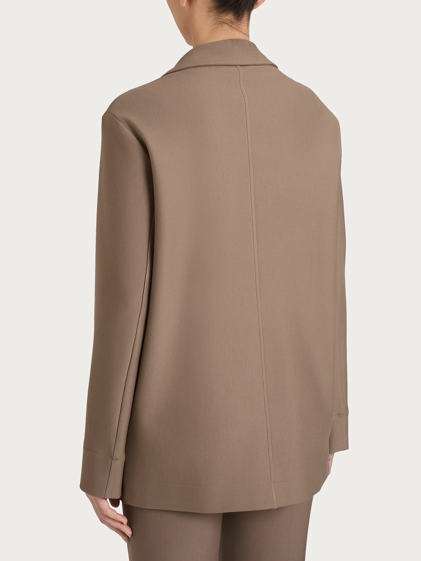 Blazer over con un bottone in Compact - Pine Bark - Image 2