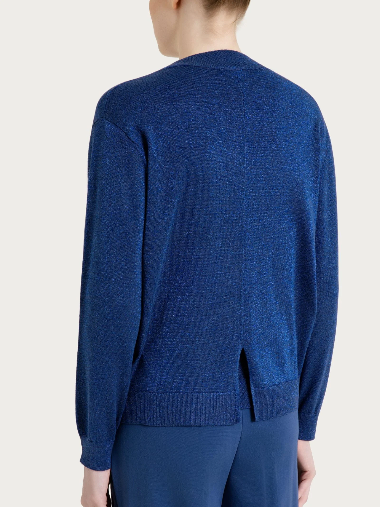 Cardigan aperto in Lurex Summertime - Oceana - Image 2