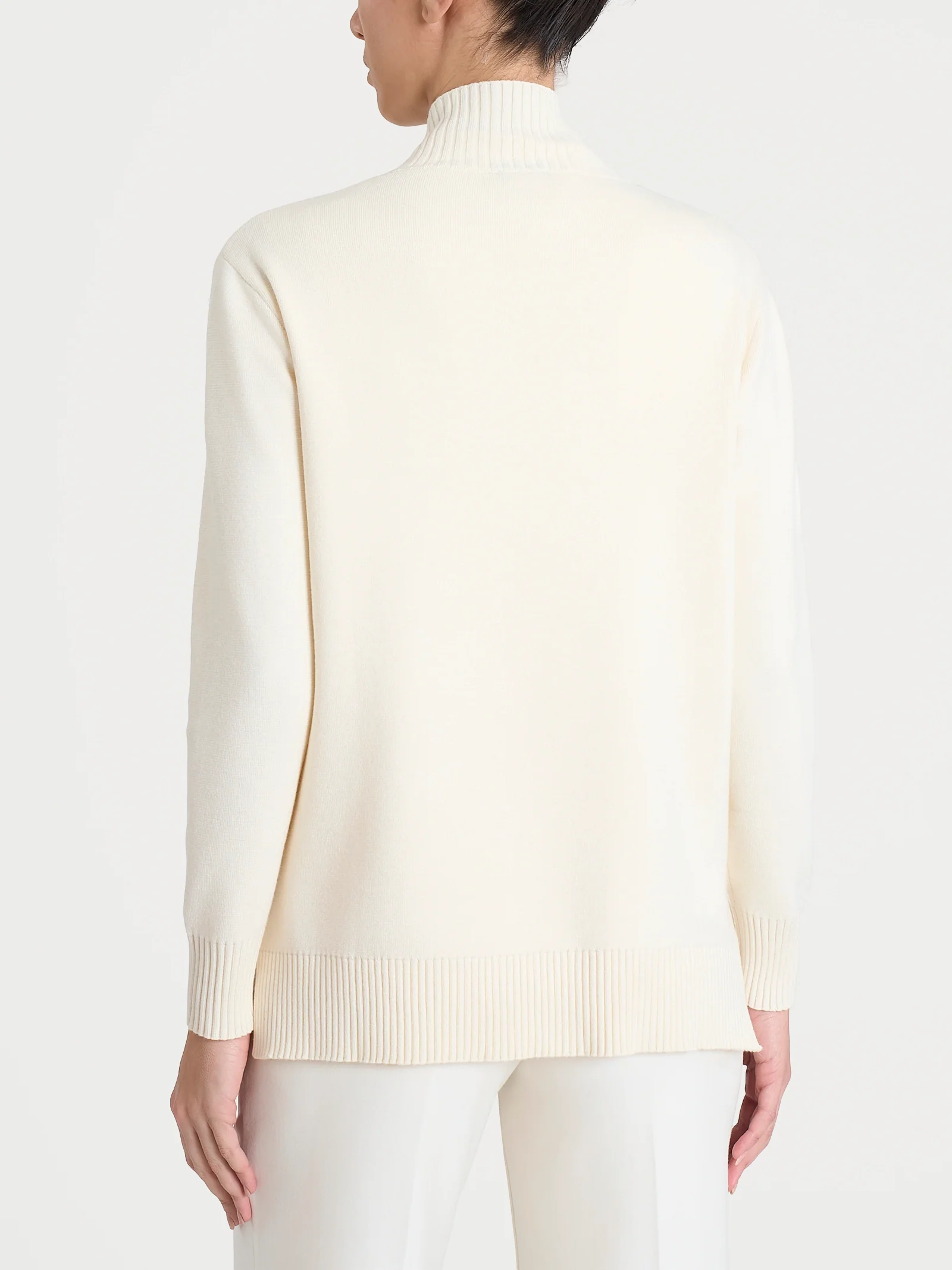 Cardigan aperto in Super Soft - Avorio - Image 2