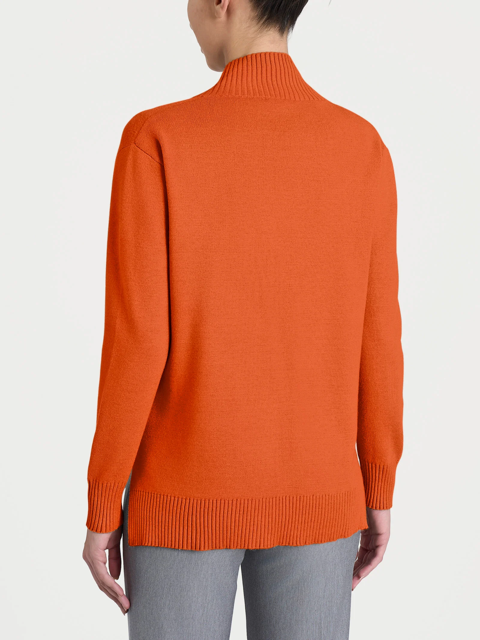 Cardigan aperto in Super Soft - Rust - Image 2