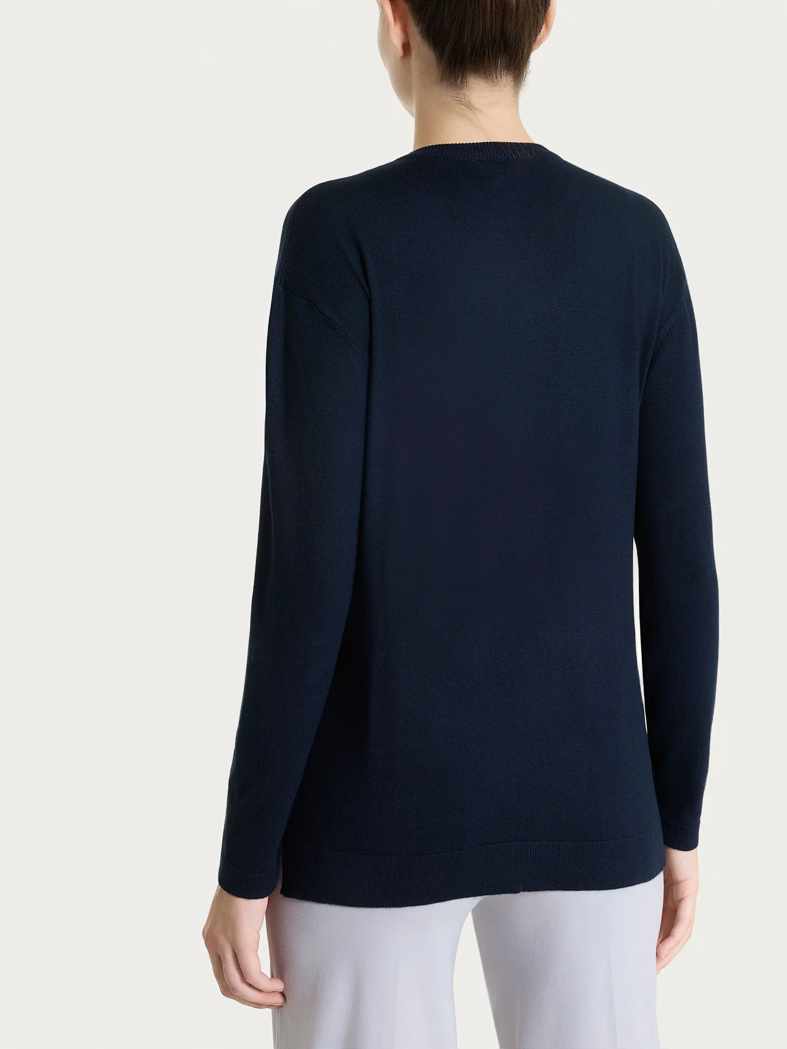 Cardigan con bottoni in Summertime - Bleu - Image 2