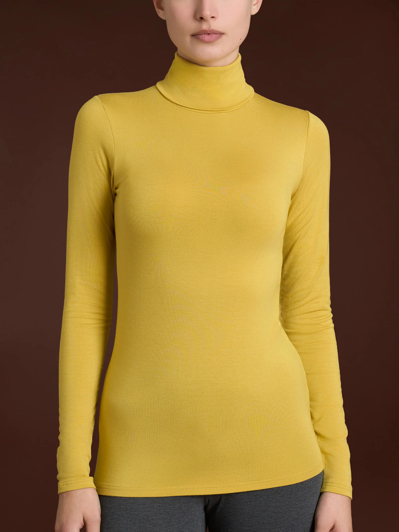 Dolcevita in Eco Viscosa - Oil Yellow