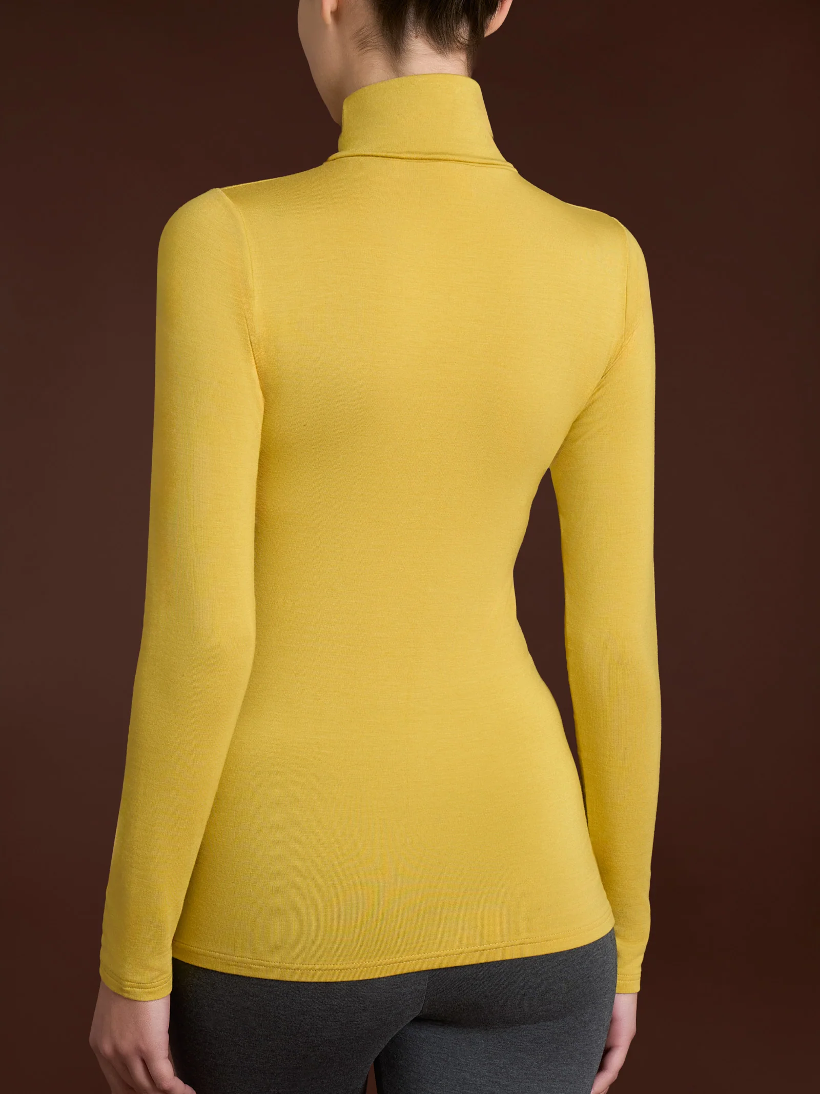 Dolcevita in Eco Viscosa - Oil Yellow - Image 2