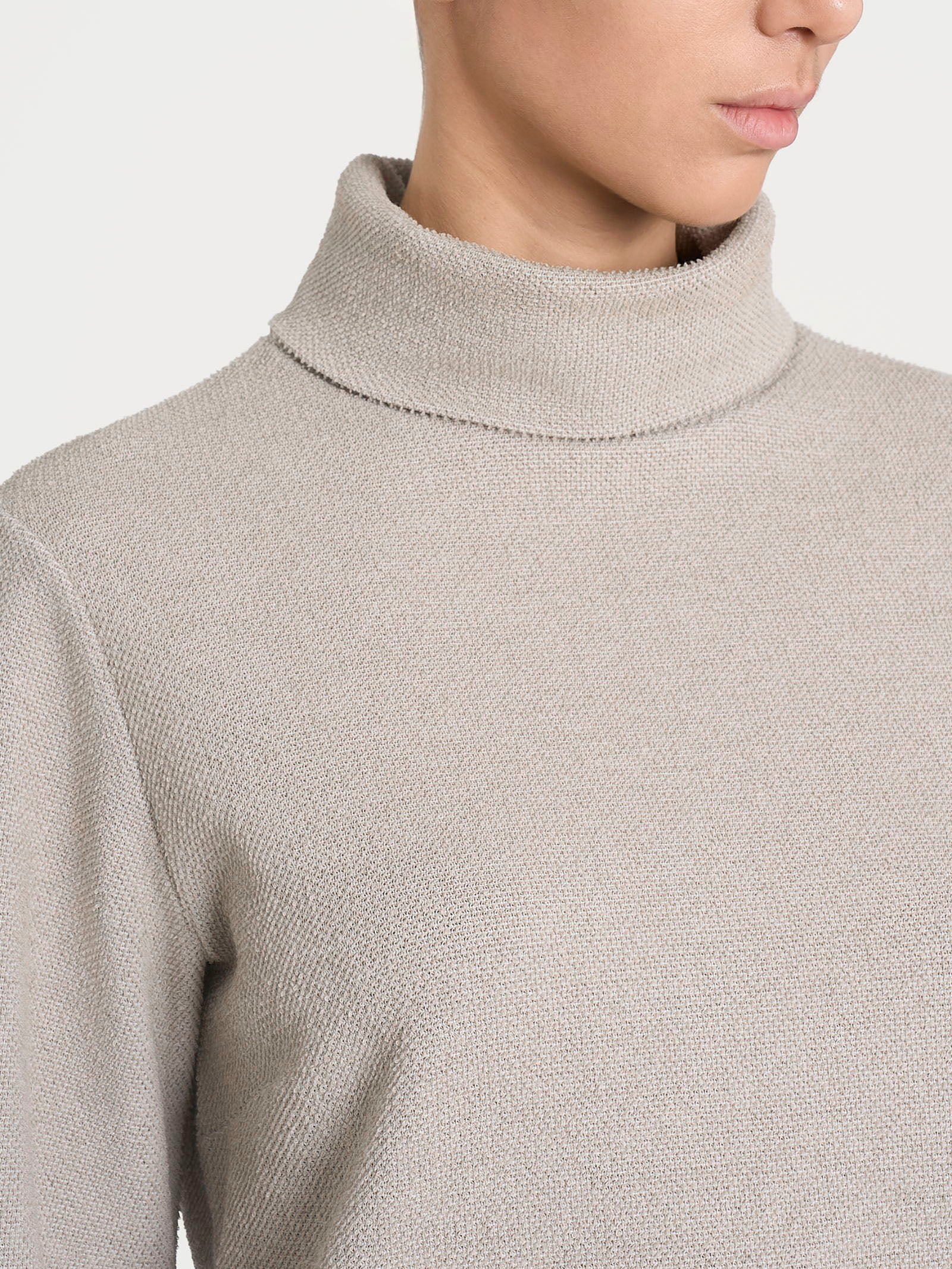 Felpa con collo a ciambella in Japanese Fleece - String Mel. - Image 3