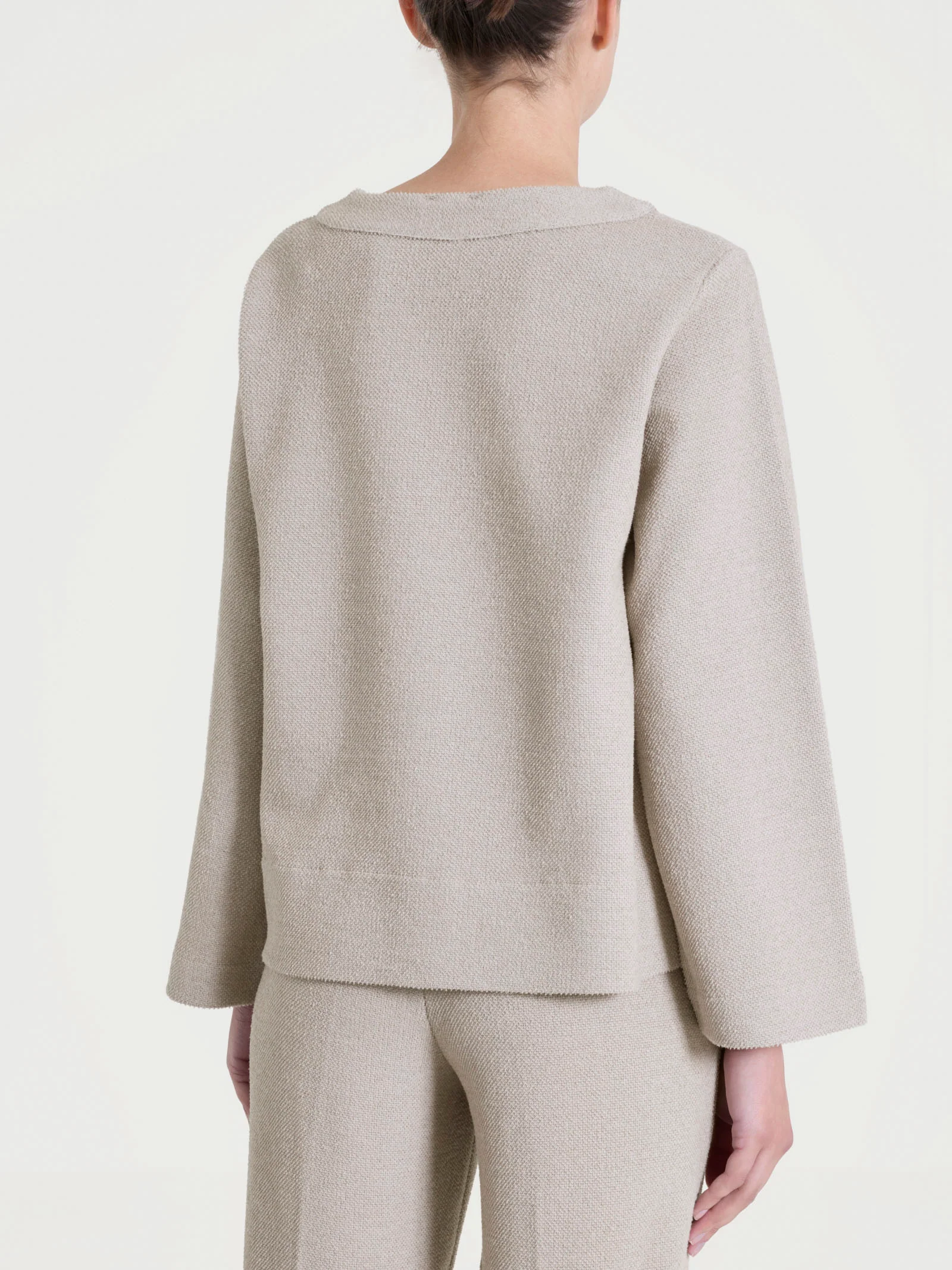 Felpa girocollo in Japanese Fleece - String Mel. - Image 2