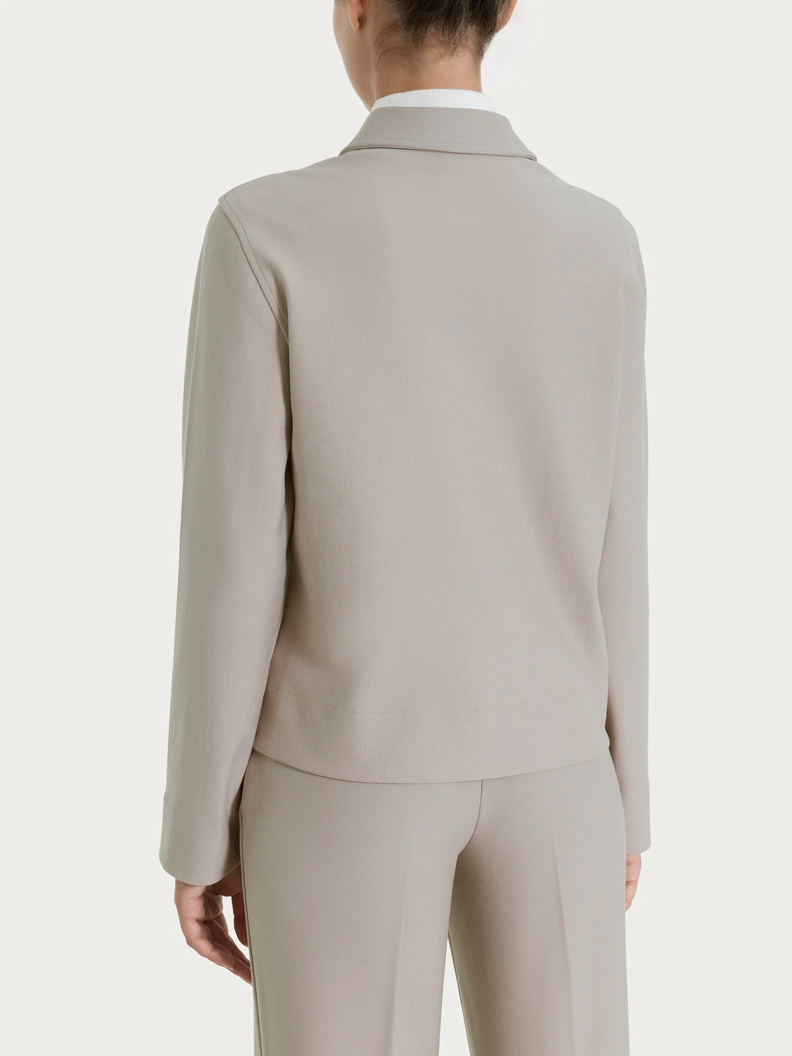 Giacca Shacket in Compact - String - Image 2