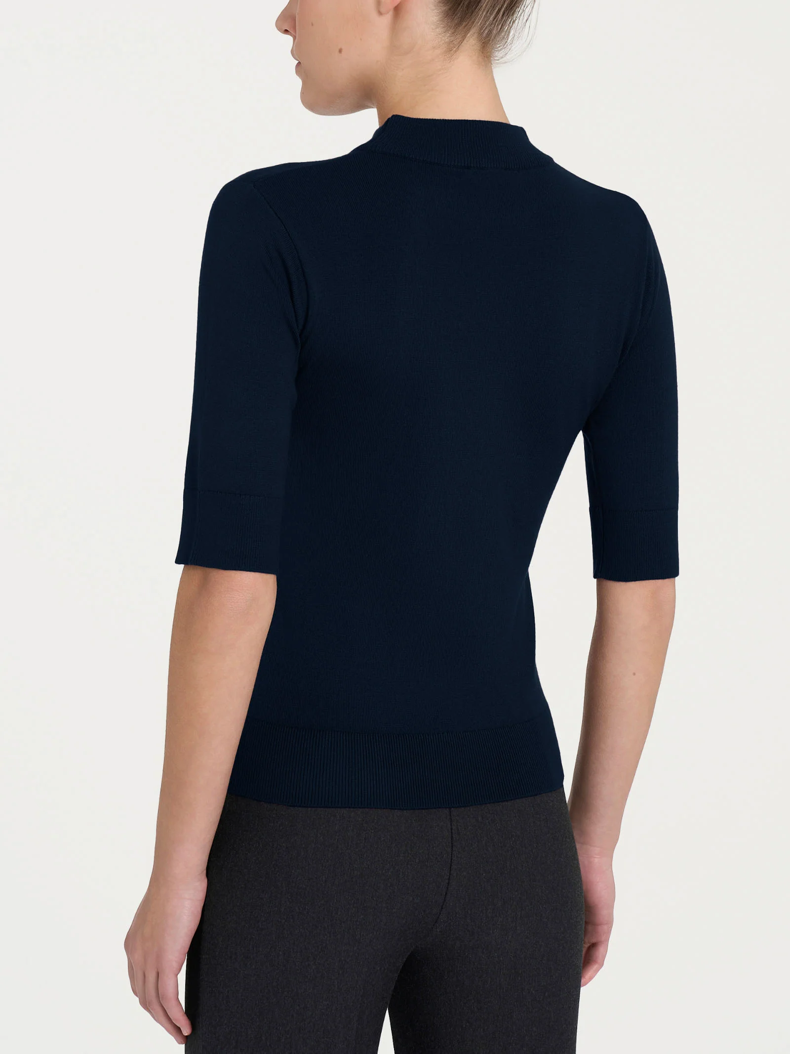 Lupetto con manica corta Four Seasons - Bleu - Image 2