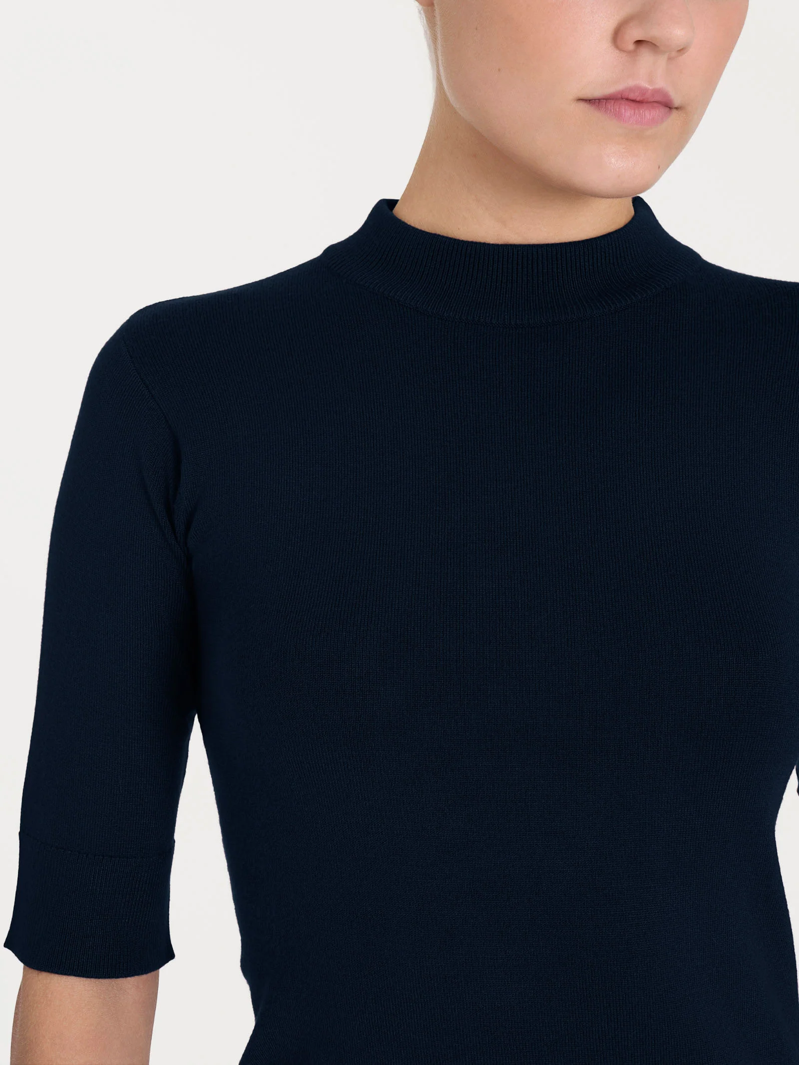 Lupetto con manica corta Four Seasons - Bleu - Image 3