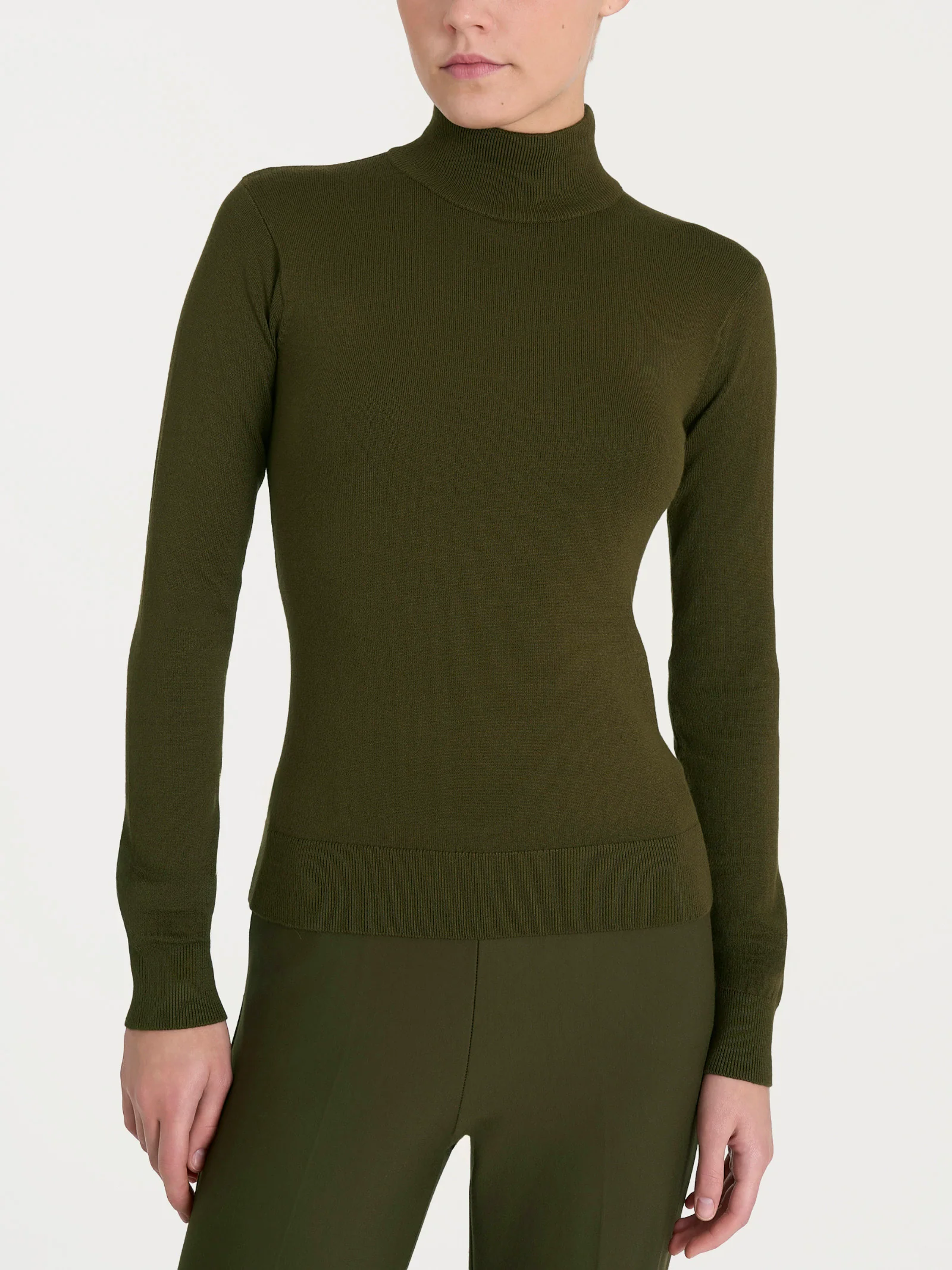 Lupetto tinta unita Four Seasons - Dark Olive