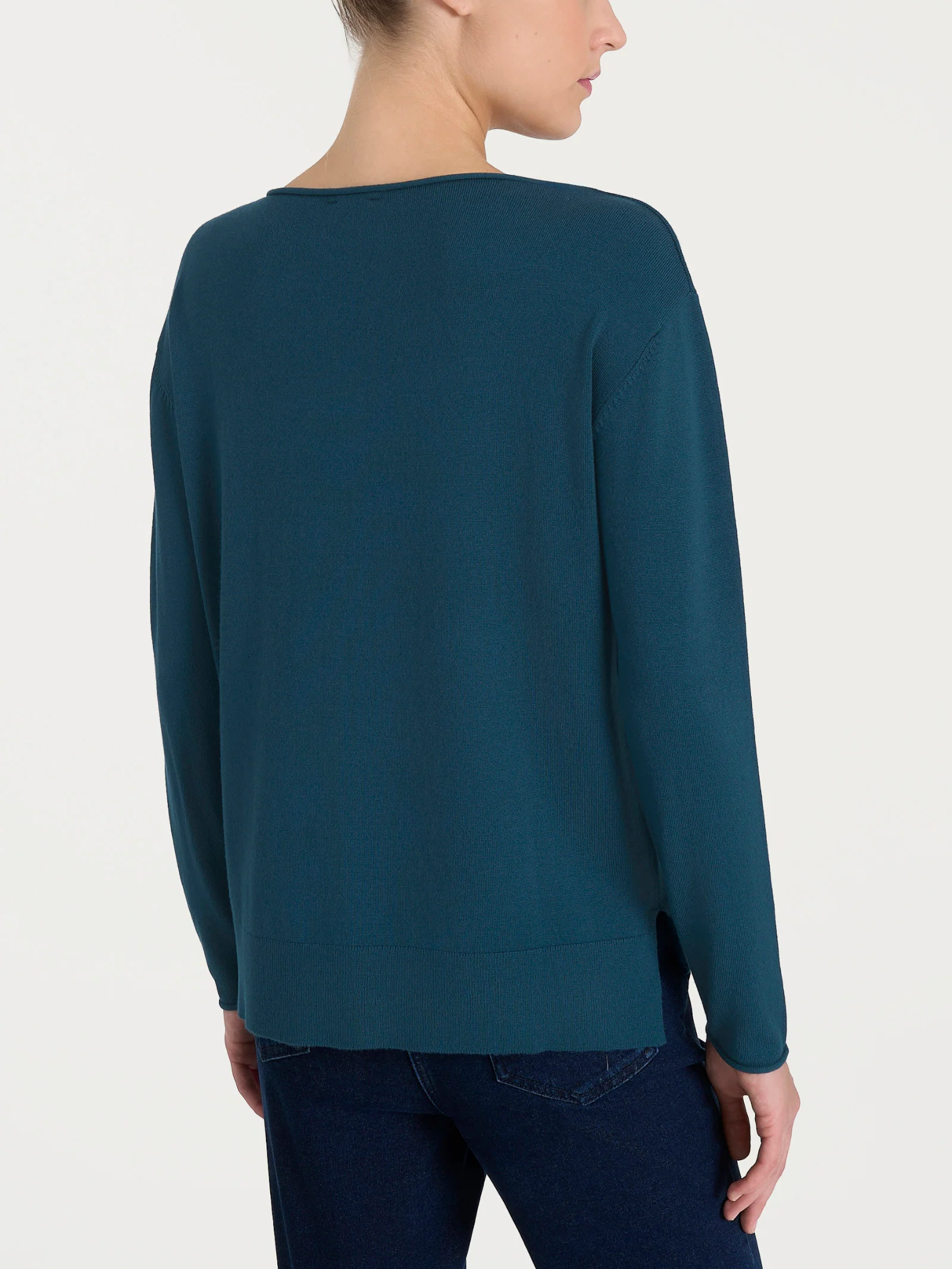 Maglia asimmetrica con scollo a barchetta Four Seasons - Reflecting Pond - Image 2