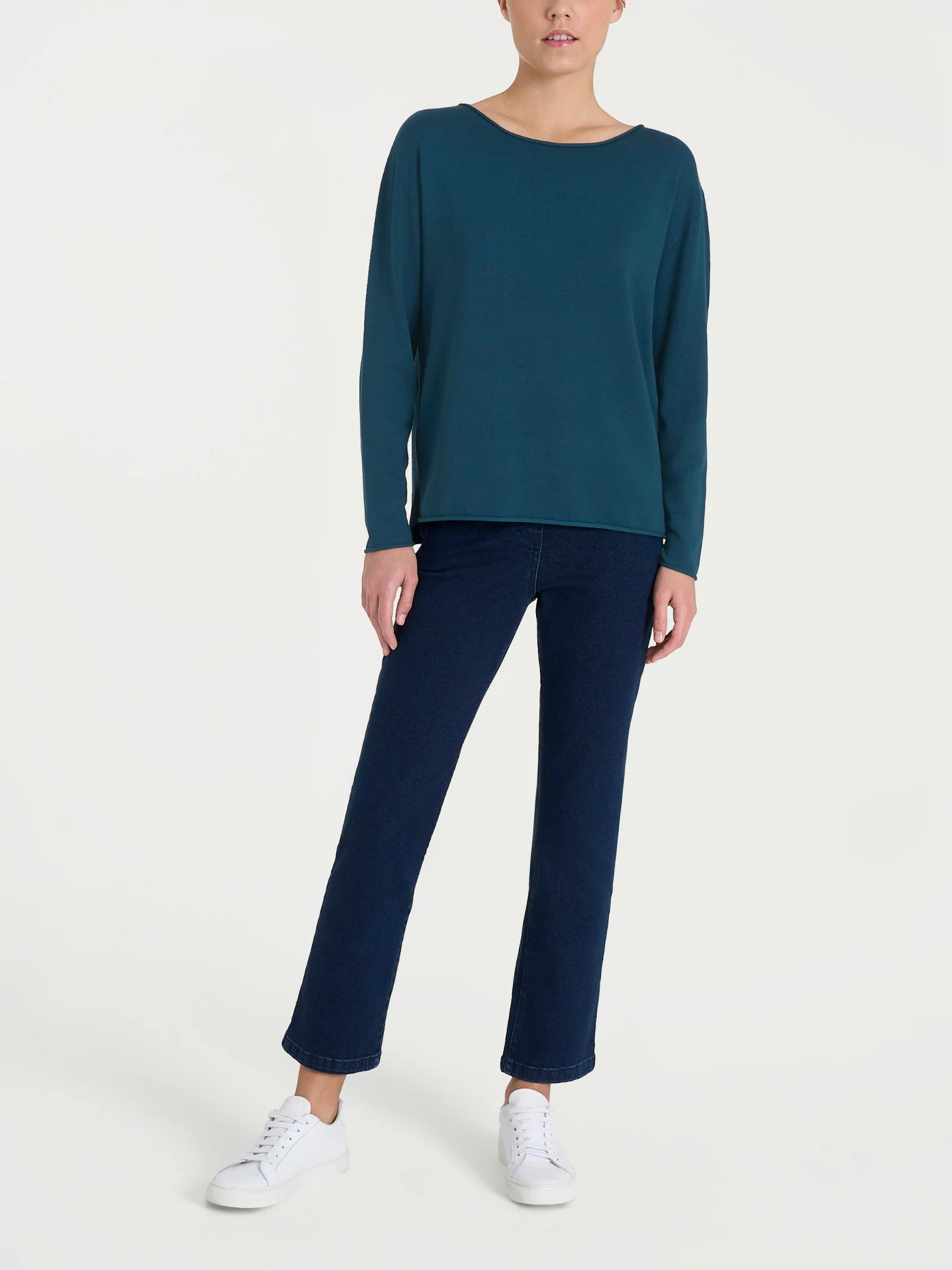 Maglia asimmetrica con scollo a barchetta Four Seasons - Reflecting Pond - Image 4