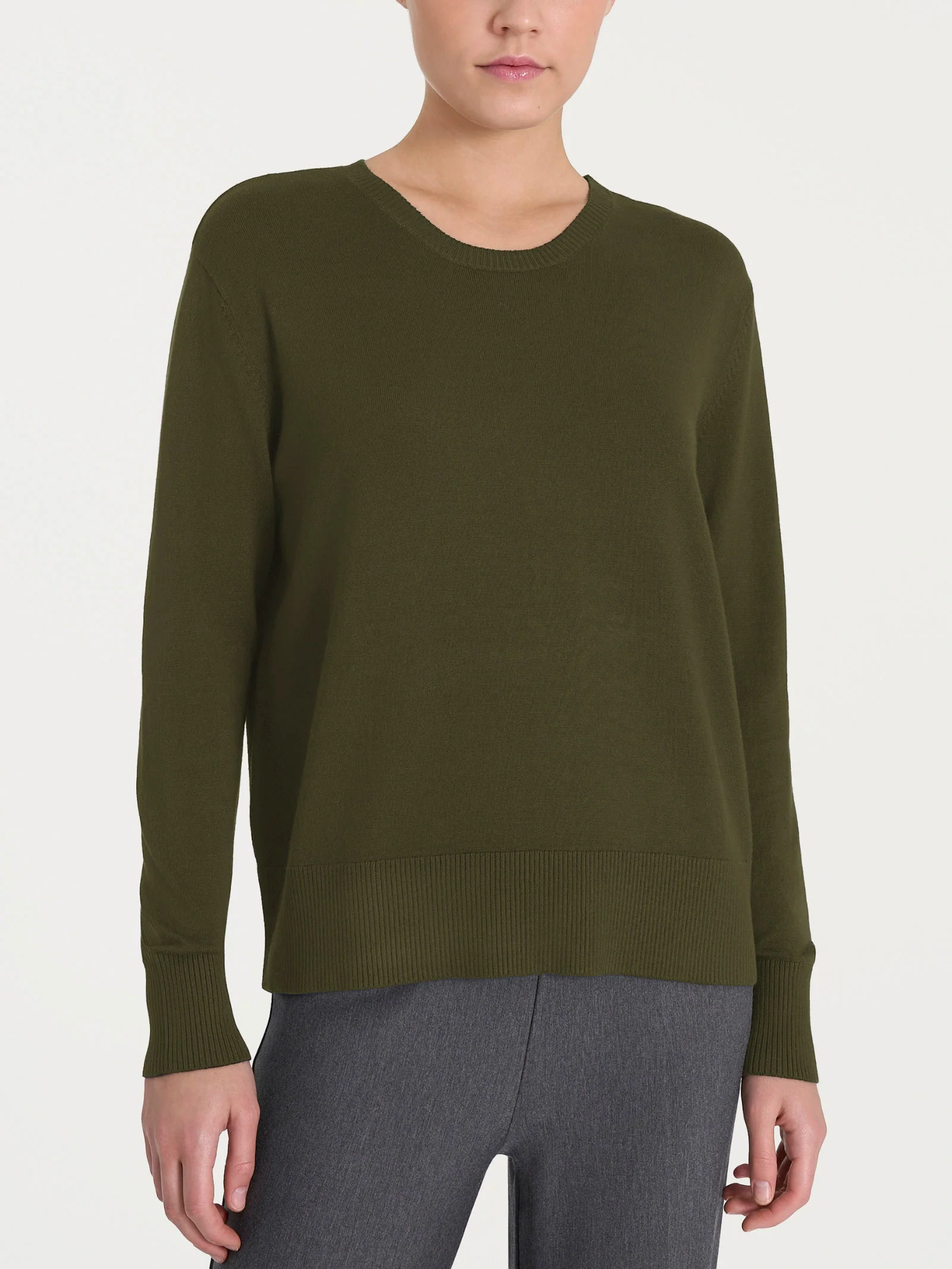 Maglia con girocollo Four Seasons - Dark Olive