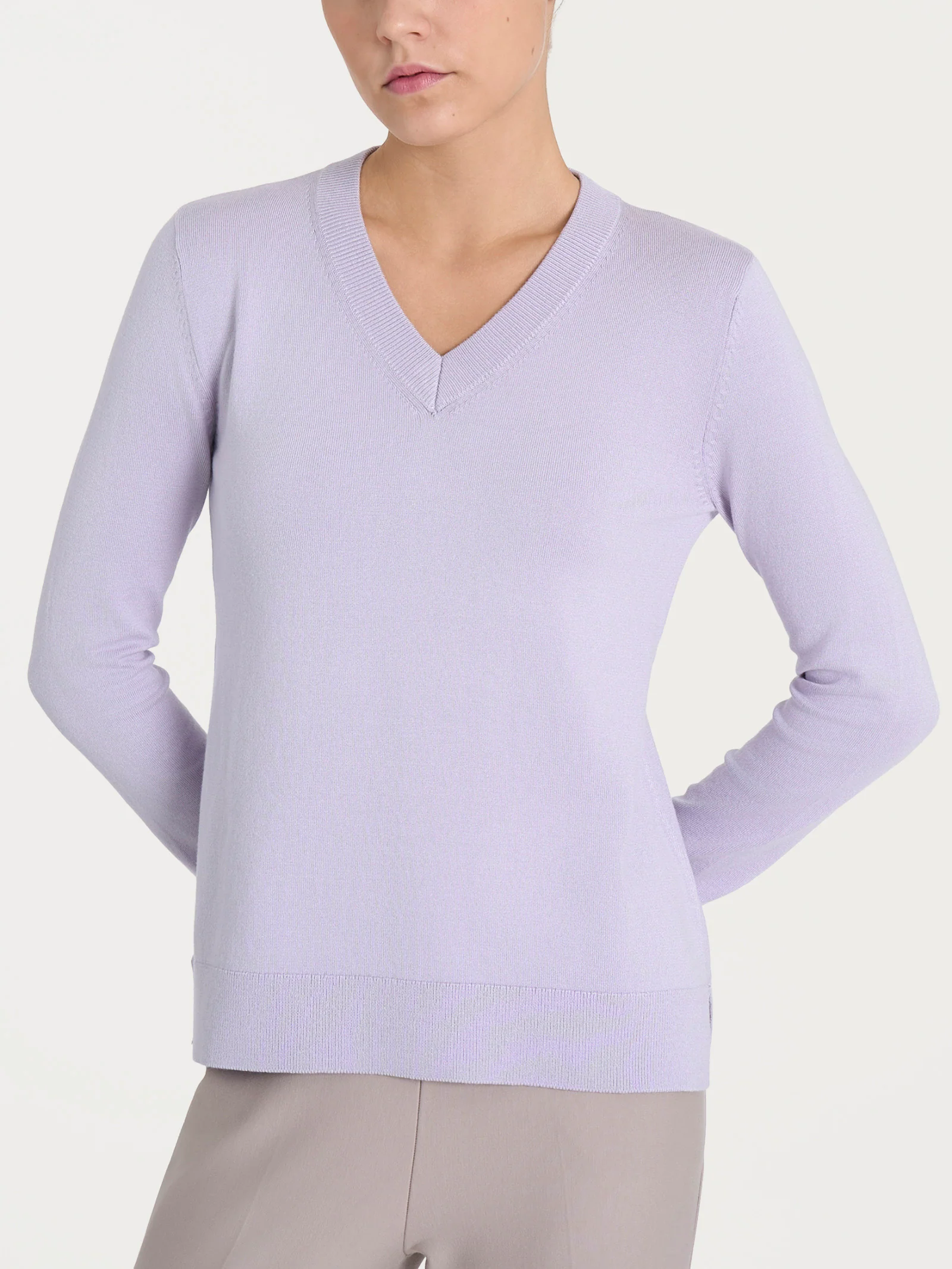 Maglia con scollo a V Four Seasons - Thistle
