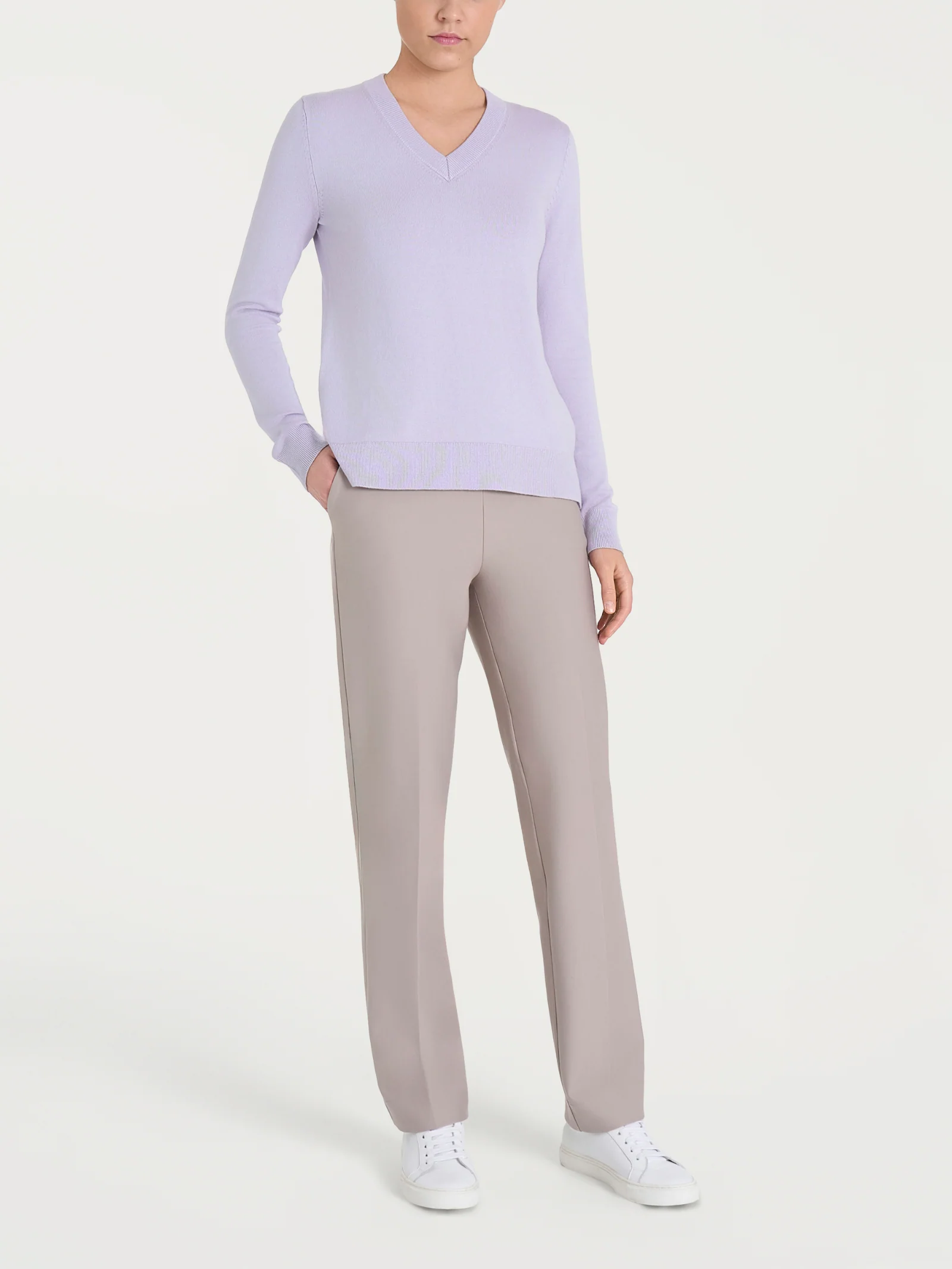 Maglia con scollo a V Four Seasons - Thistle - Image 4