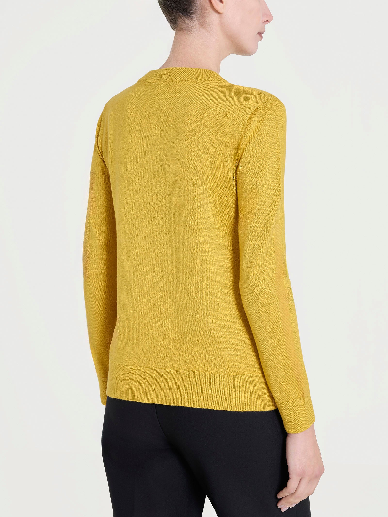 Maglia girocollo Four Seasons - Oil Yellow - Image 2