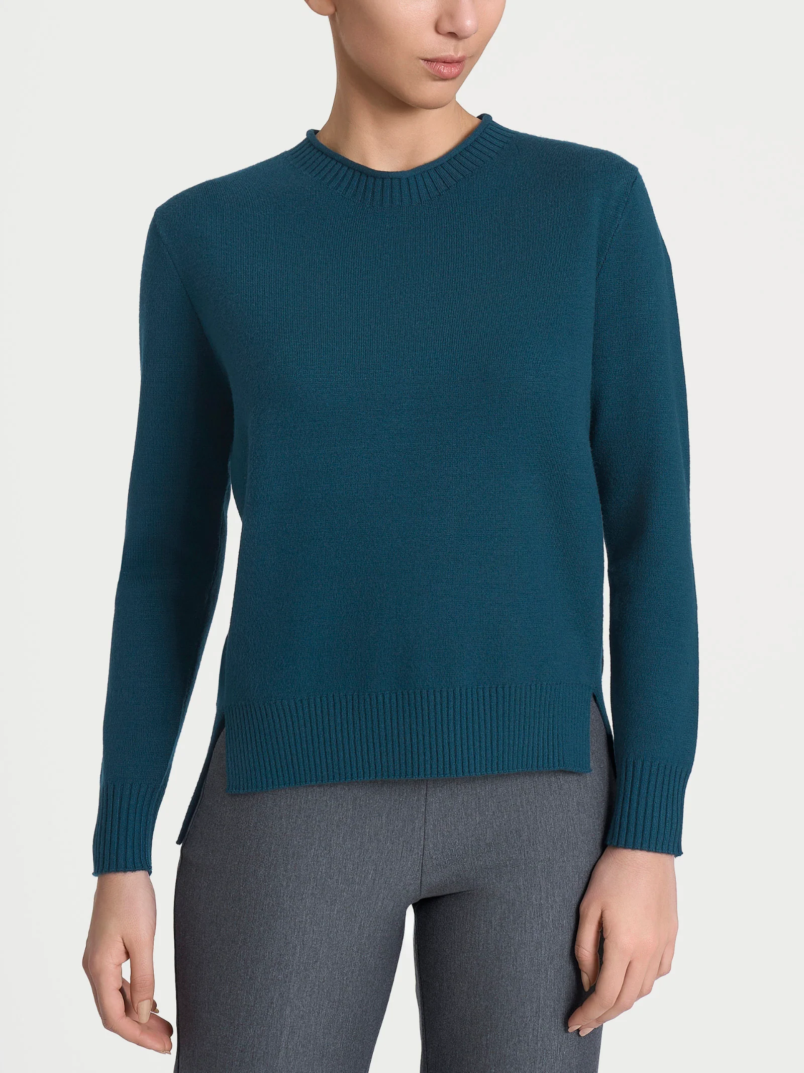 Maglia girocollo in Super Soft - Reflecting Pond