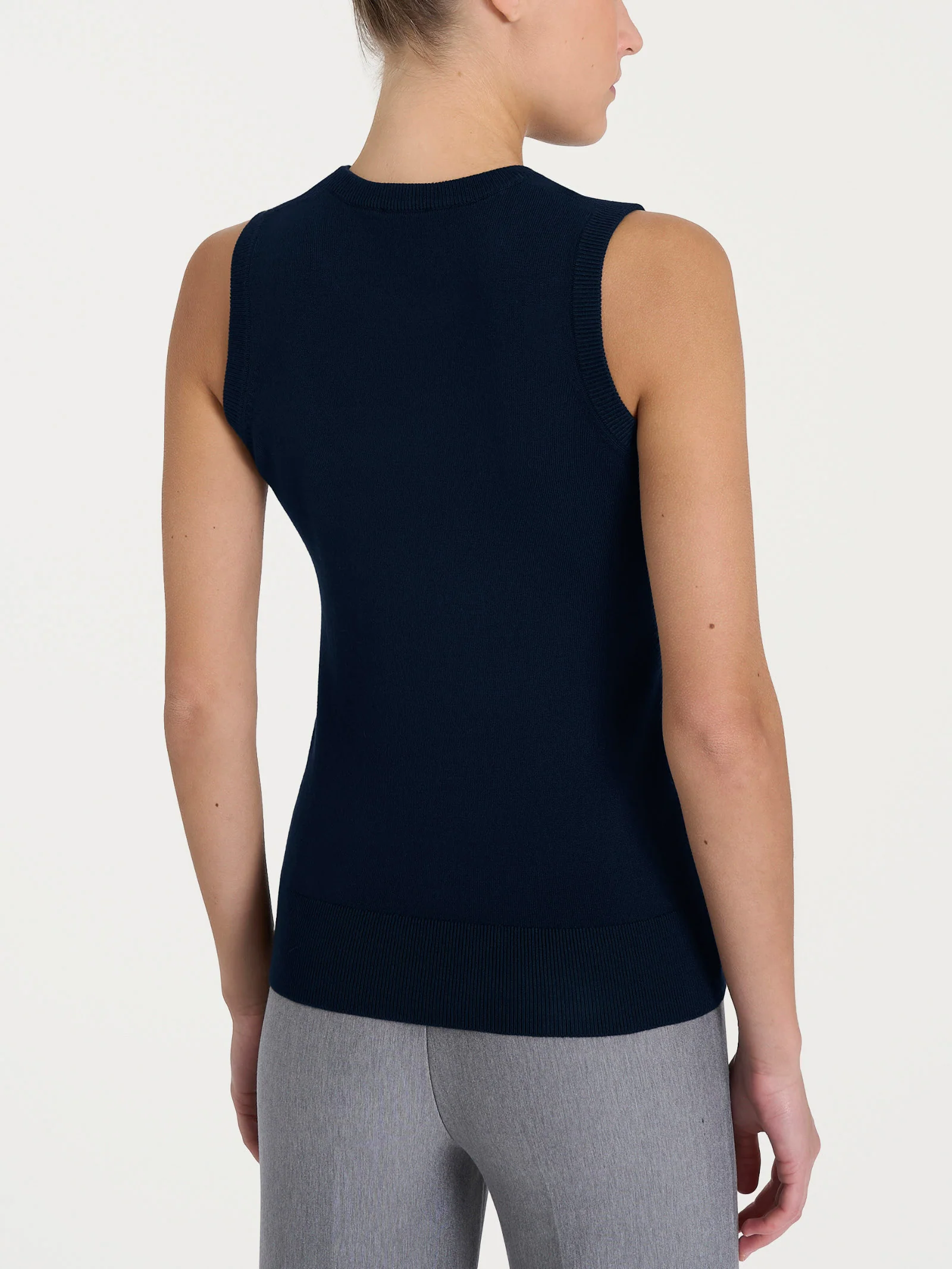 Maglia smanicata Four Seasons - Bleu - Image 2