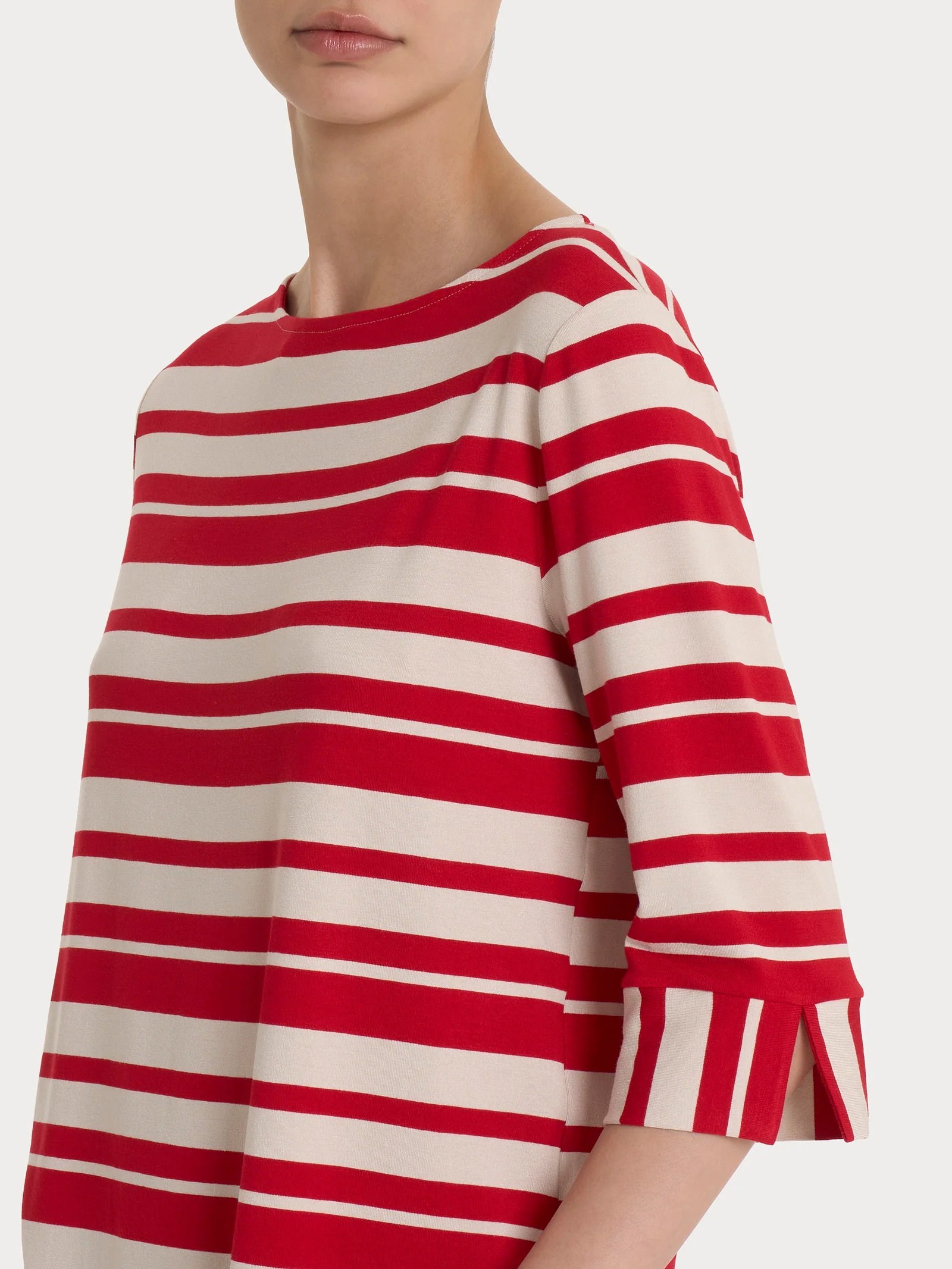 Maglietta a stripes alternate in Viscosa Summer - Fant. Salsa Riga Alternata - Image 3