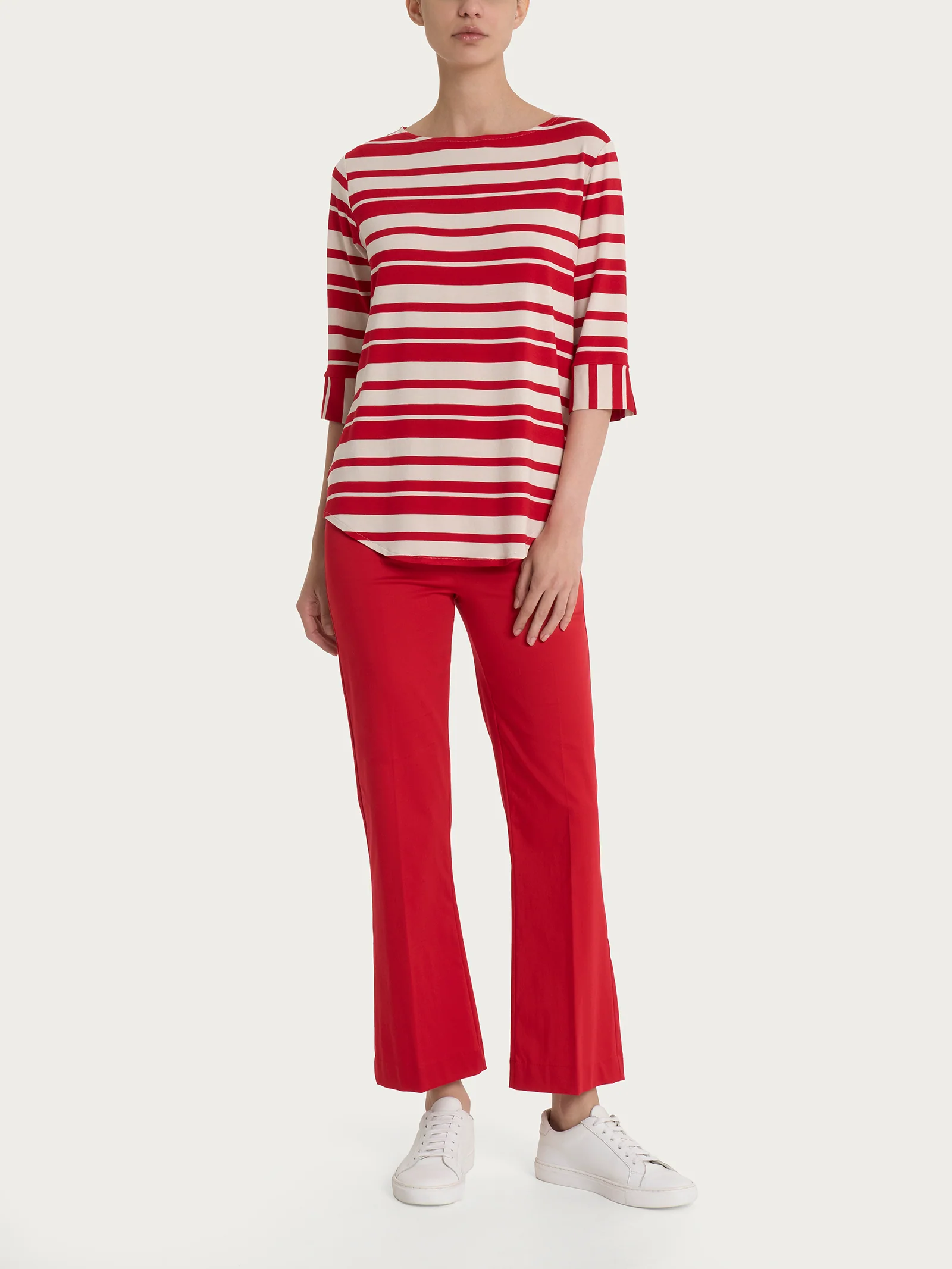 Maglietta a stripes alternate in Viscosa Summer - Fant. Salsa Riga Alternata - Image 4