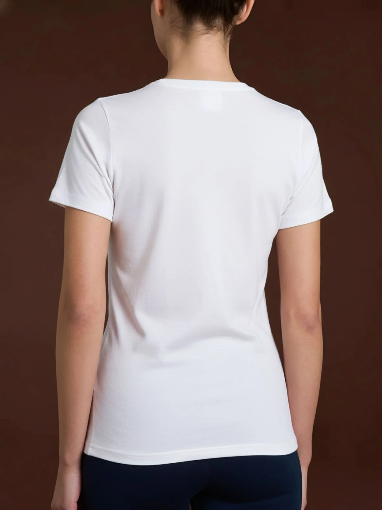 Maglietta con girocollo chiuso in Thermo Cotton - Bianco - Image 2