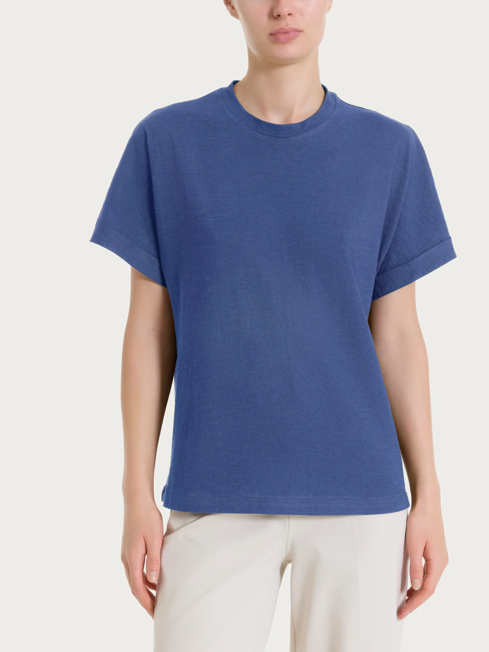 Maglietta con manica over in Slub Jersey - Oceana