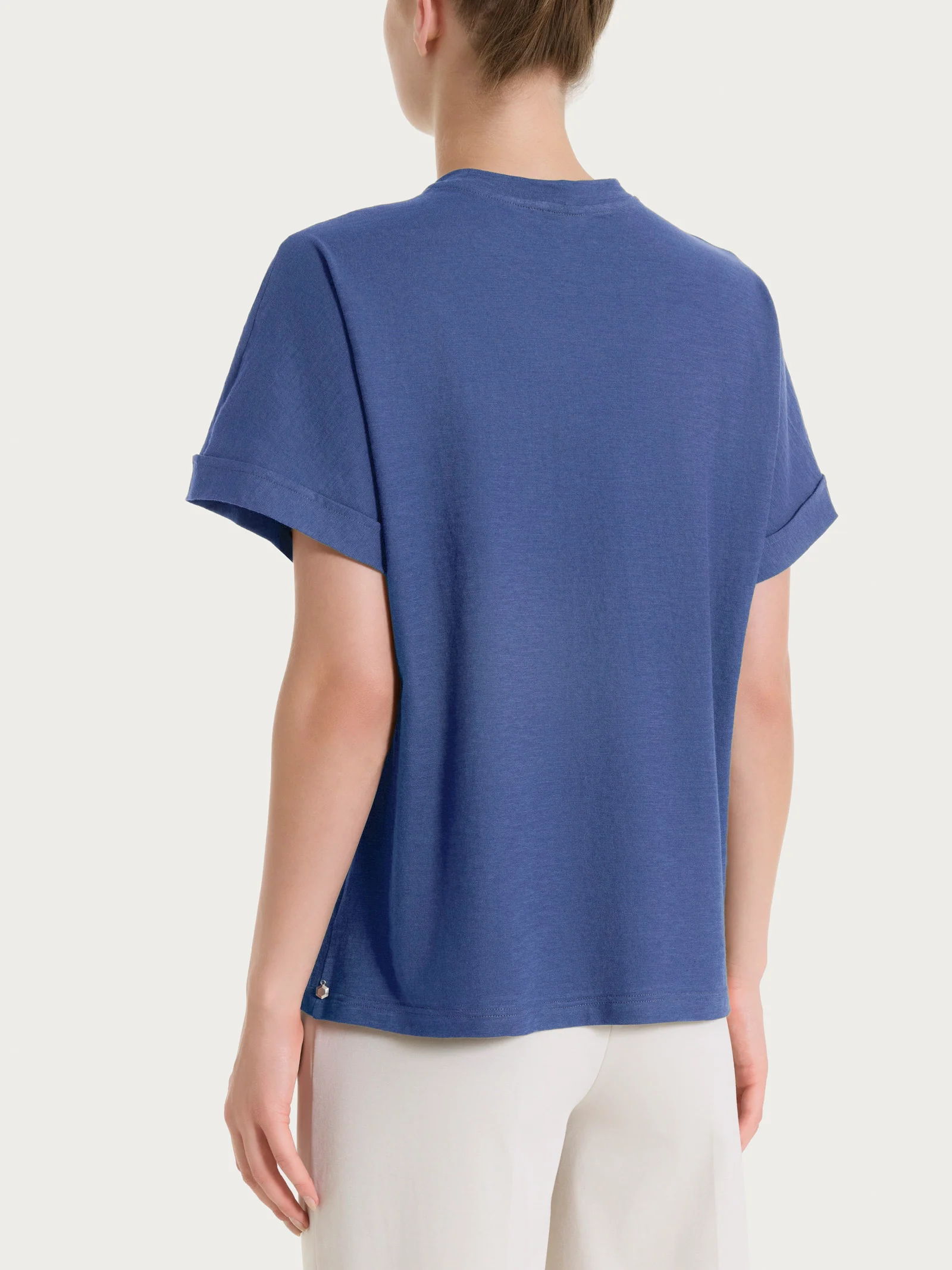 Maglietta con manica over in Slub Jersey - Oceana - Image 2
