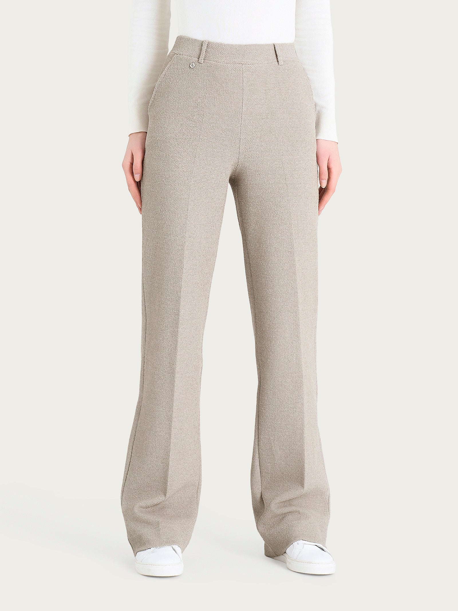 Pantalone ampio con tasche in Japanese Fleece - String Mel.