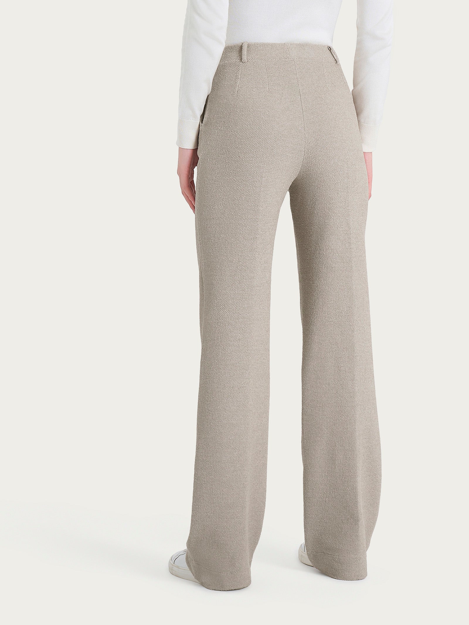 Pantalone ampio con tasche in Japanese Fleece - String Mel. - Image 2