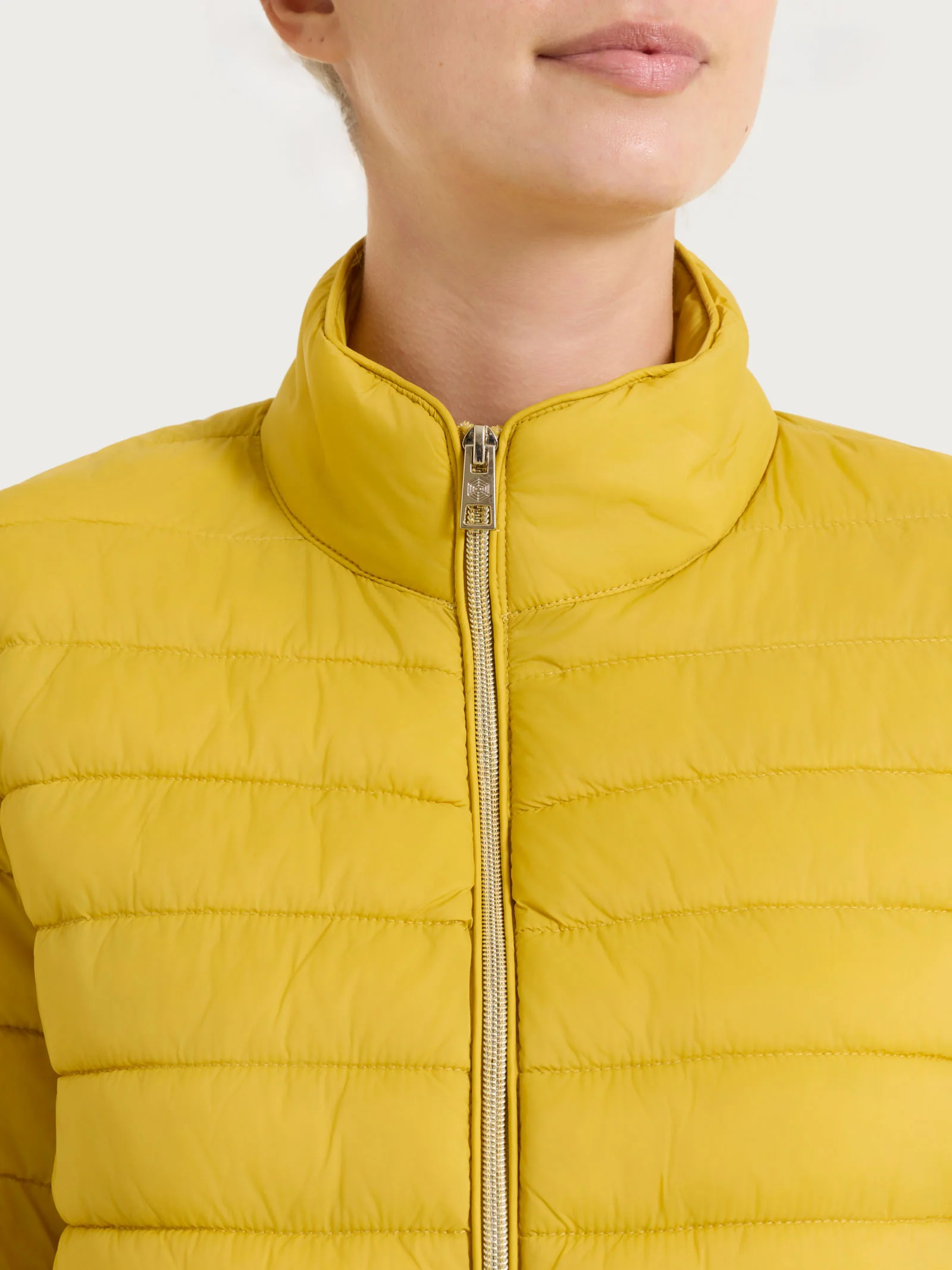 Piumino classico in Vegan Down - Oil Yellow - Image 4