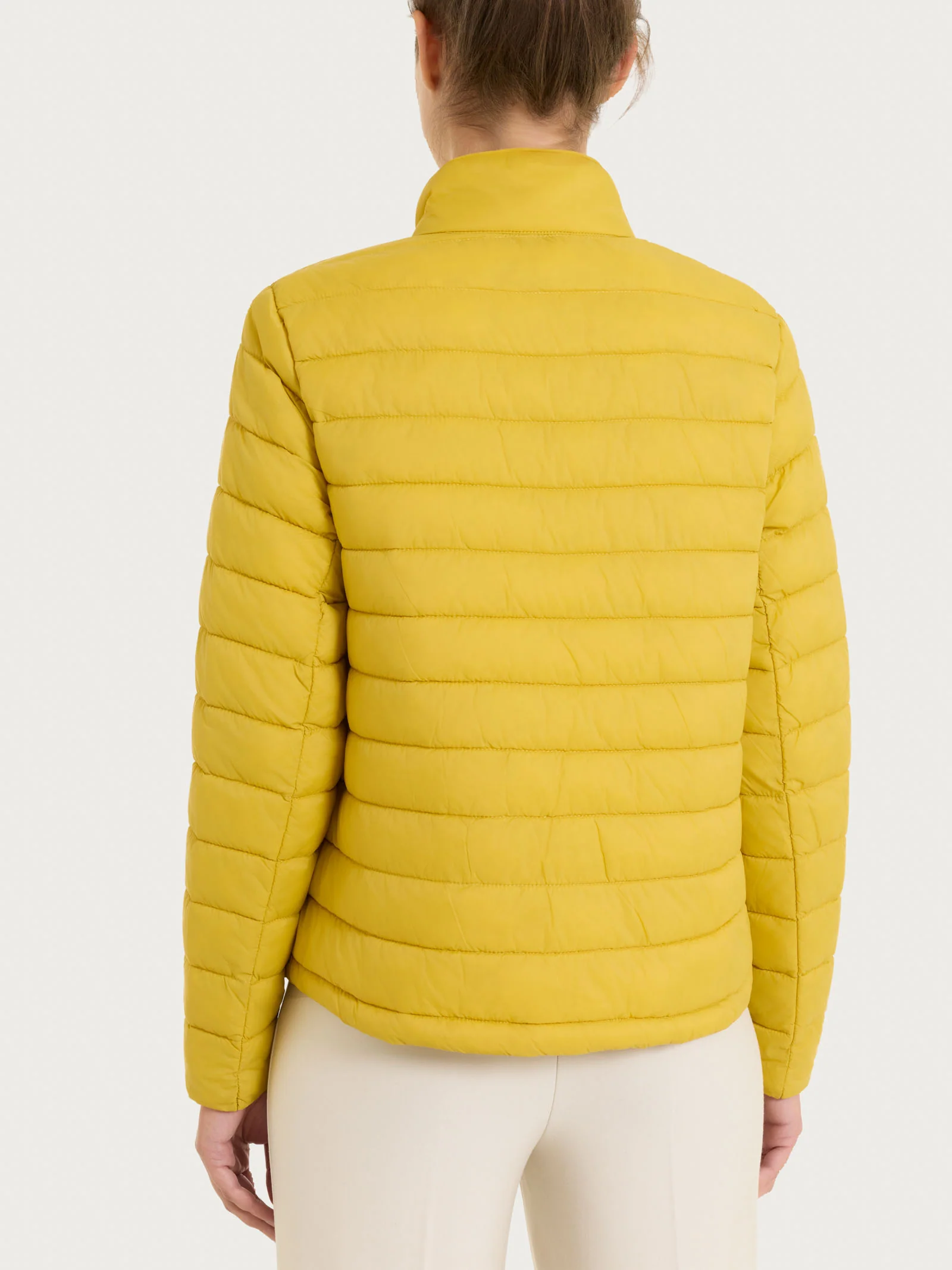 Piumino classico in Vegan Down - Oil Yellow - Image 6