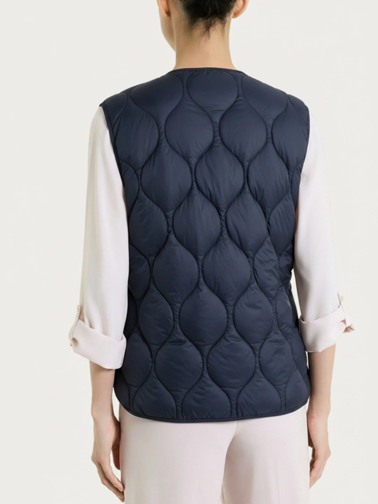 Piumino Smanicato Onion Quilt - Bleu - Image 2